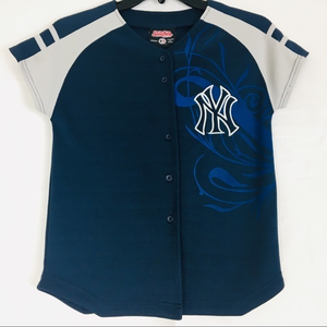 Stitches MLB NY Yankees Youth Medium Jersey 90s‎